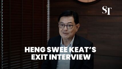 A entrevista de Heng Swee Keat: importante não apenas para se sentir orgulhoso, mas também 'paranóico'