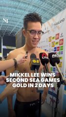 SEA Games 2025: Singapore swimmer Mikkel Lee wins second gold in 50m freestyle