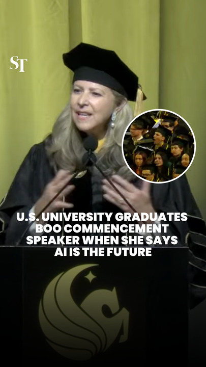 University graduates boo commencement speaker for calling AI ‘next industrial revolution’