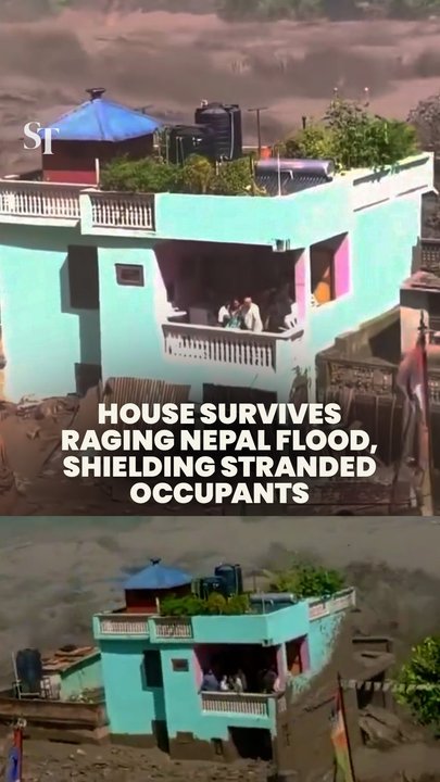 House survives raging Nepal flood, shielding stranded occupants