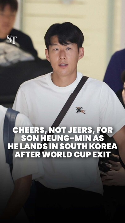 Son Heung-min warmly greeted on return home despite South Korea’s early World Cup exit