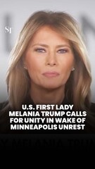 US first lady Melania Trump makes call to unity in rare media interview