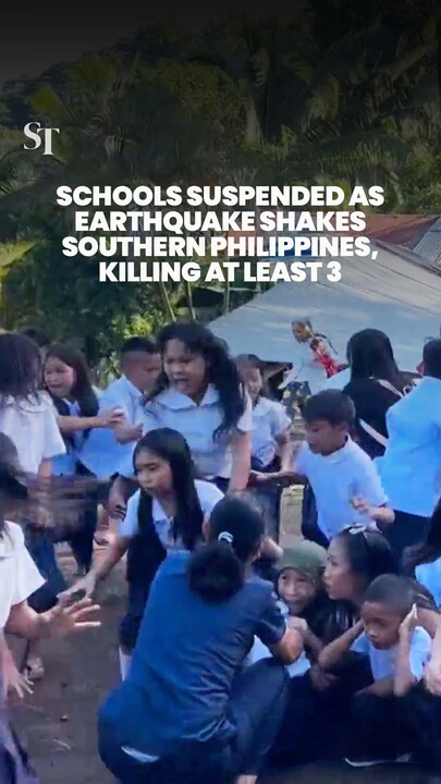 Schools suspended as earthquake shakes southern Philippines, killing at least 3