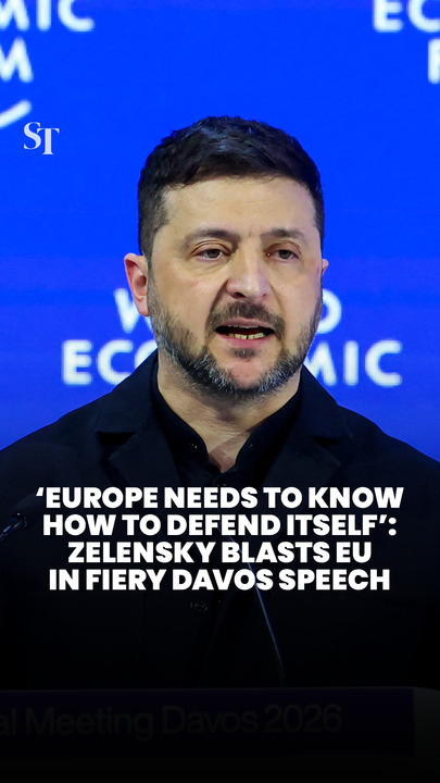 ‘Europe needs to know how to defend itself’: Zelensky blasts EU in fiery Davos speech