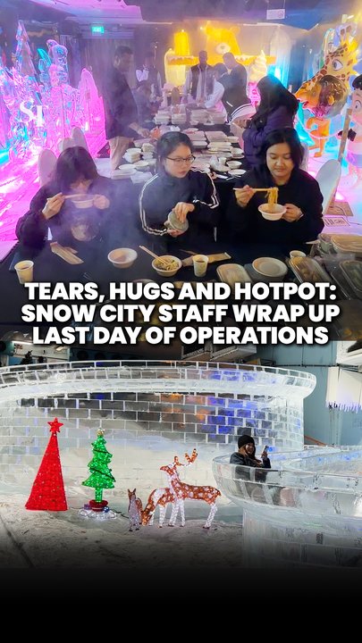 Tears, hugs and hotpot: Snow City staff wrap up last day of operations