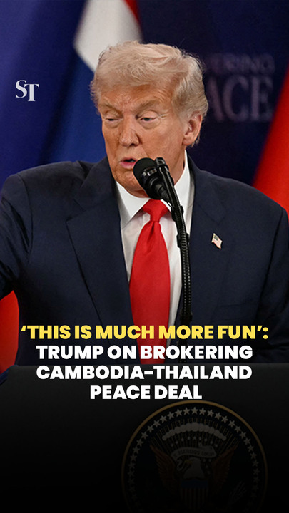 ‘This is much more fun’: Trump on brokering Cambodia-Thailand peace deal