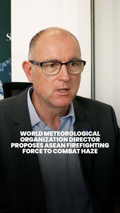 World Meteorological Organization director proposes ASEAN firefighting force to combat haze