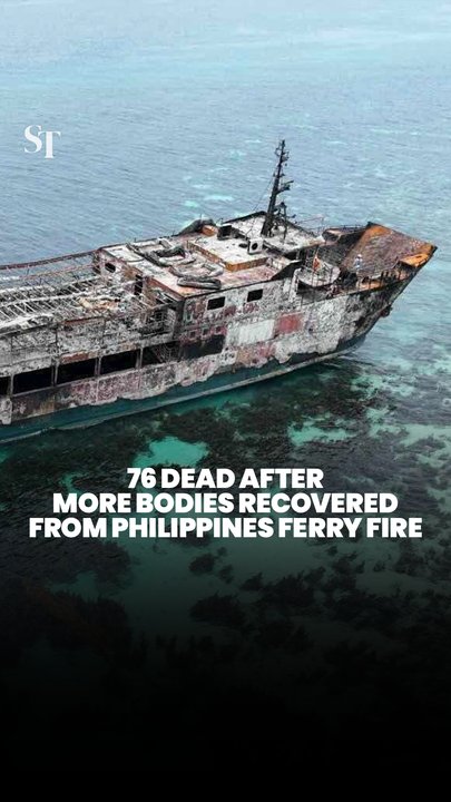 76 people dead after rescuers recover more bodies from Philippines ferry blaze