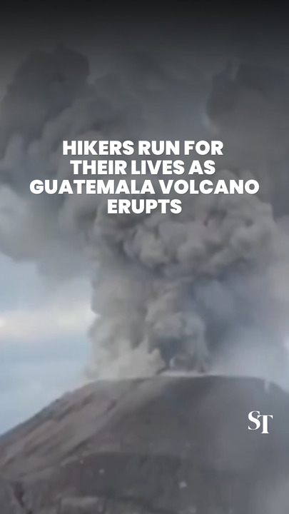 Hikers get caught in Guatemala volcano eruption