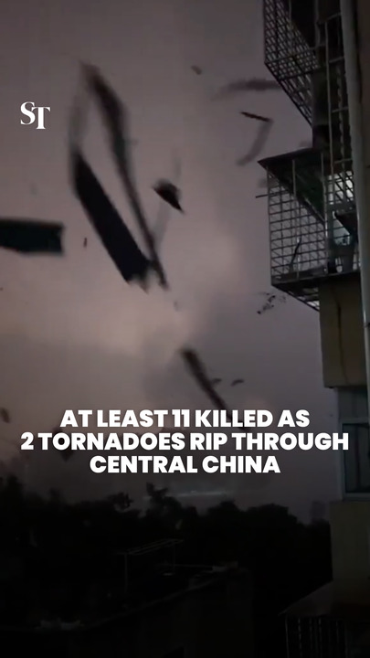 2 deadly tornadoes sweep through central China; at least 11 killed