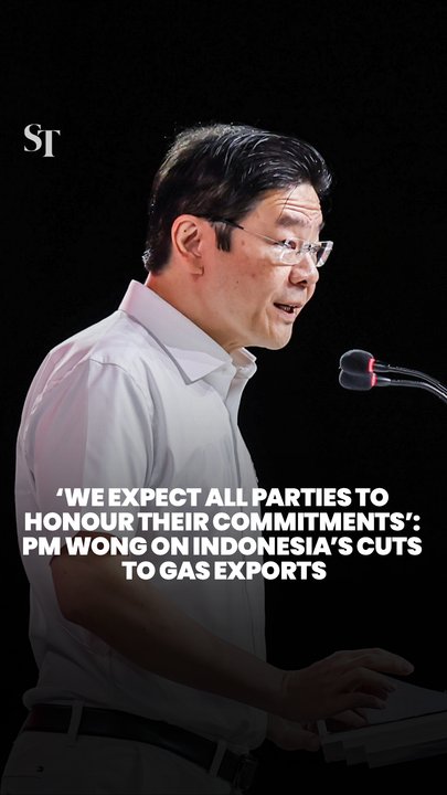 ‘We expect all parties to honour their commitments’: PM Wong on Indonesia’s cuts to gas exports