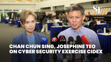 [FULL] Chan Chun Sing, Josephine Teo on cyber security exercise Cidex