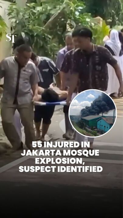 Students among 55 injured in Jakarta mosque explosion, teen suspect identified