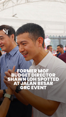 O ex -diretor da MOF, Shawn Loh, visto com Jalan Besar GRC MPS | GE2025