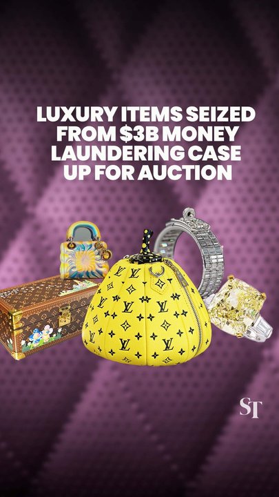 Luxury items seized from $3b money laundering case up for auction