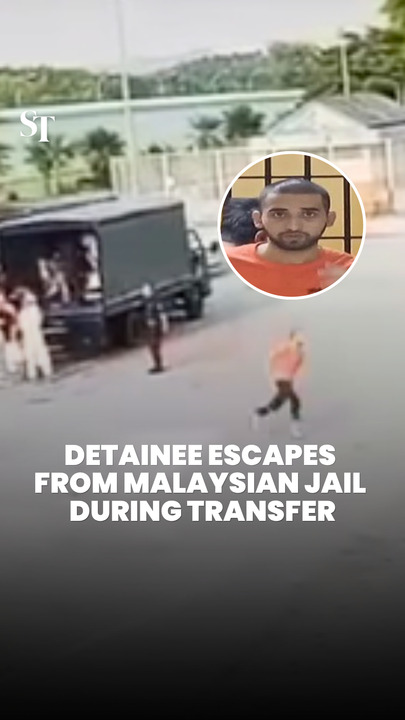 Video of Pakistani detainee escaping from Malaysian jail during transfer goes viral