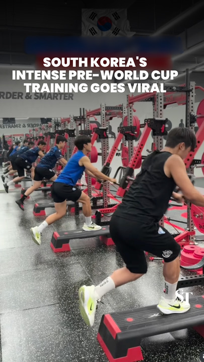 South Korea World Cup team go viral for intense training sessions