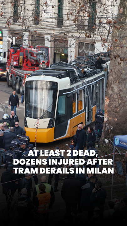 At least 2 dead, dozens injured after tram derails in Milan