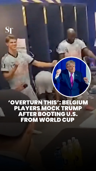 Belgium team mocks Trump after booting US from World Cup