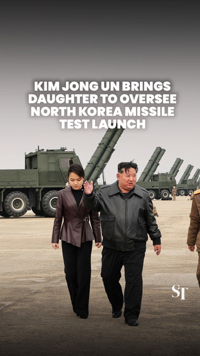 Kim Jong Un brings daughter to oversee North Korea missile test launch