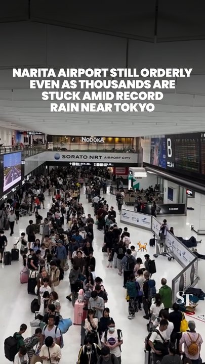7,000 travellers stranded at Japan’s Narita airport amid record rainfall near Tokyo