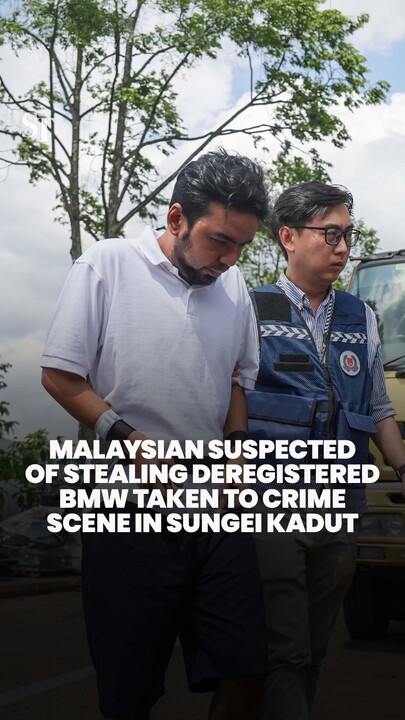 Malaysian theft suspect of deregistered cars brought back to crime scene in Sungei Kadut