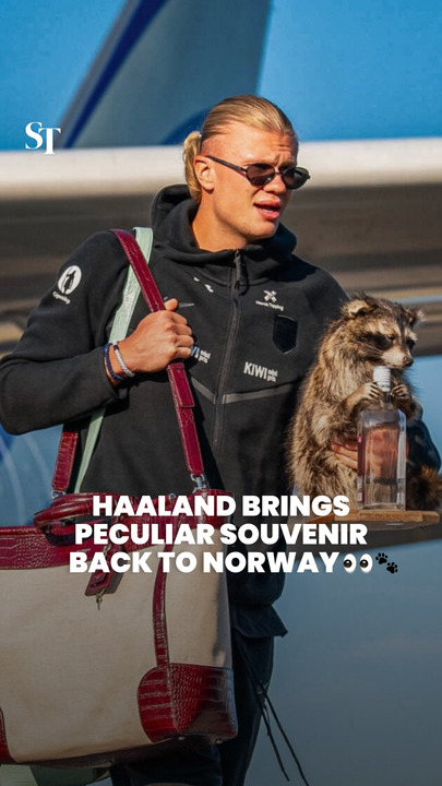 Norway’s Haaland returns home with unusual World Cup souvenir 👀🐾