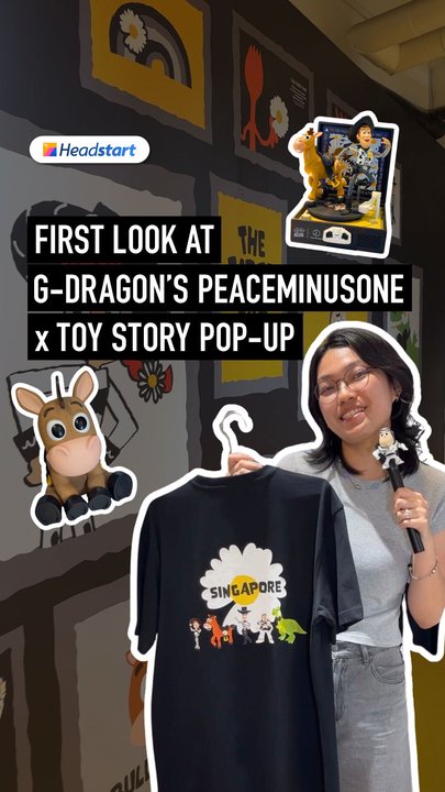 First look at G-Dragon’s Peaceminusone x Toy Story collab in Singapore
