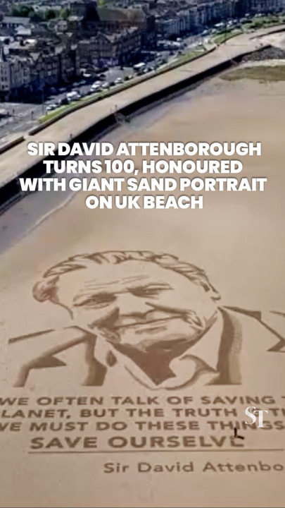 Sir David Attenborough turns 100, thanks fans in an audio message