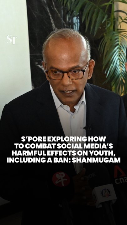 S’pore exploring how to combat social media’s harmful effects on youth, including a ban: Shanmugam