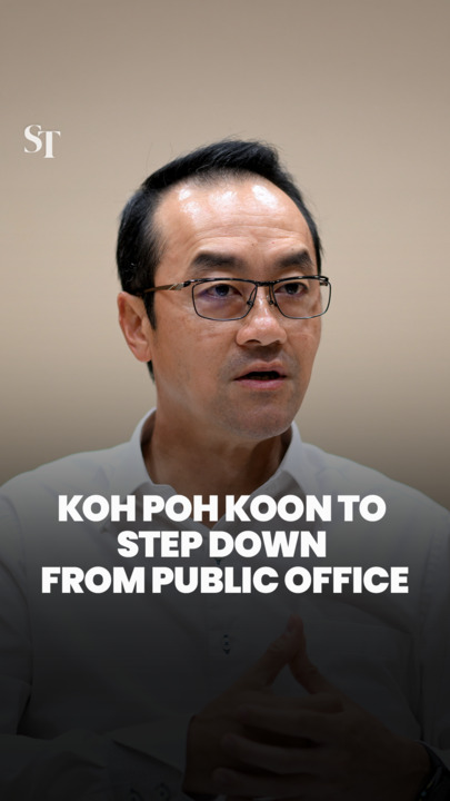 Koh Poh Koon to step down from public office due to family reasons