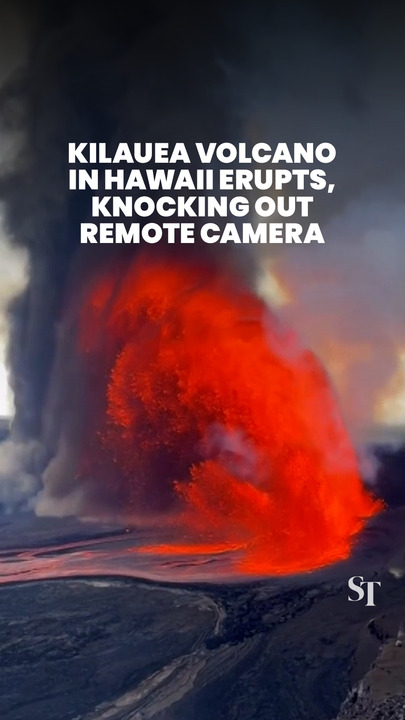 Eruption at Hawaii’s Kilauea volcano knocks out remote camera