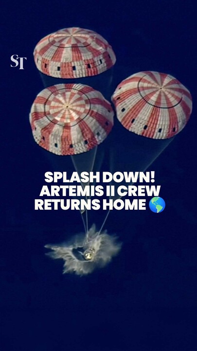 Splash down! Artemis II crew returns home after historic Moon mission