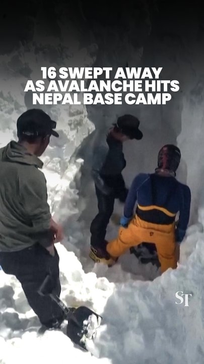 4 bodies recovered, 12 still missing after avalanche hits Himalayas base camp
