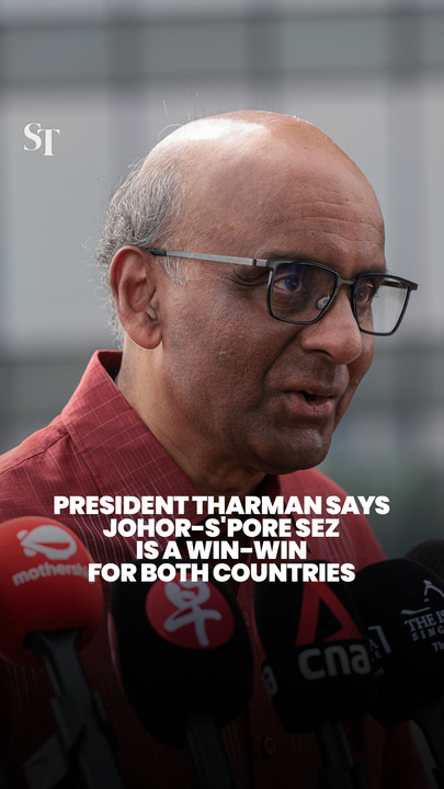 ‘Both countries will be winners’: President Tharman on Johor-Singapore Special Economic Zone