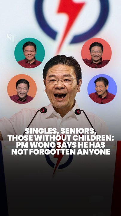 PM Wong says Singaporeans at all life stages will be supported, could not address all groups in National Day Rally speech