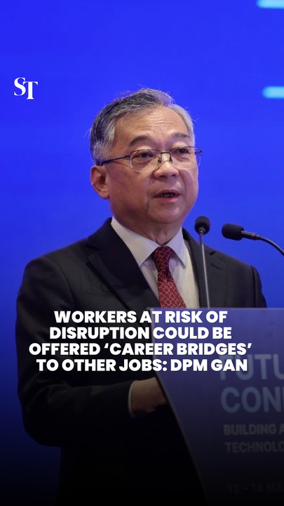 Workers at risk of disruption could be offered ‘career bridges’ to other jobs: DPM Gan