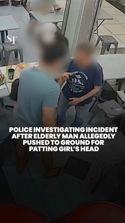 Police report made after elderly man allegedly pushed to the ground for patting girl’s head