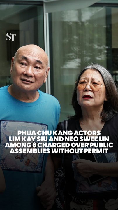 Phua Chu Kang actors Lim Kay Siu and Neo Swee Lin among 6 charged over public assemblies without permit