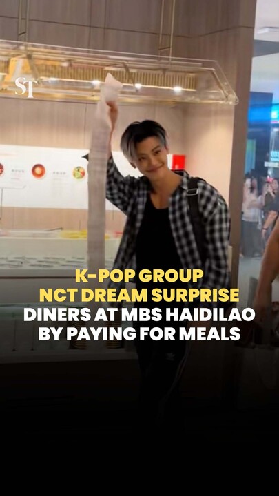 K-pop group NCT Dream treat fans to hotpot at Marina Bay Sands’ Haidilao after sold-out S’pore shows