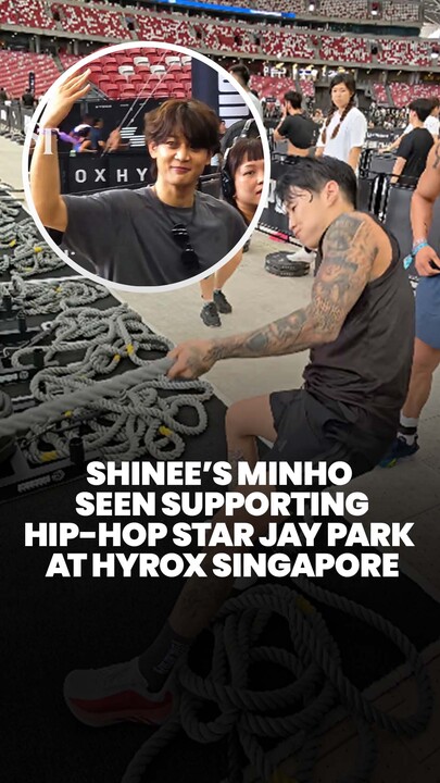 Jay Park does Hyrox for the first time in Singapore, SHINee’s Minho supports him