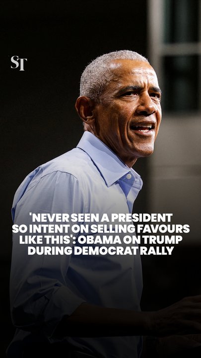 Obama on Trump: America has ‘never seen a president so intent on selling favours like this’