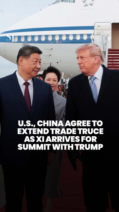 US, China agree to 2-month trade truce extension as Xi arrives in Washington for Trump summit