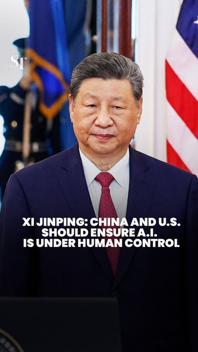 Xi Jinping: China and the US should ensure AI is under human control