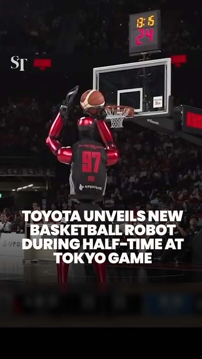 Toyota unveils basketball-shooting humanoid robot equipped with AI and vision technology