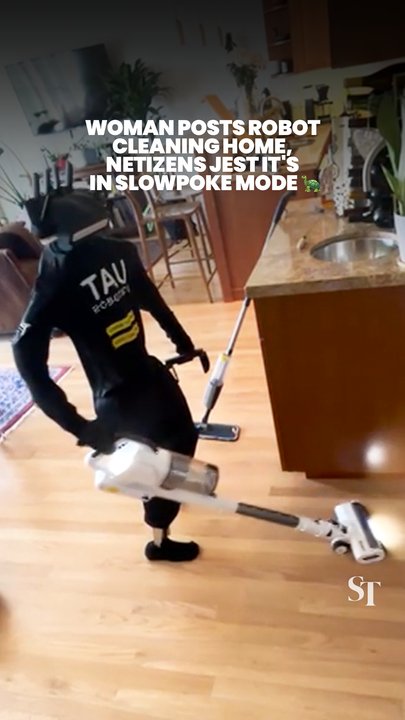 Woman in San Francisco hires humanoid robot to clean apartment in slowpoke mode
