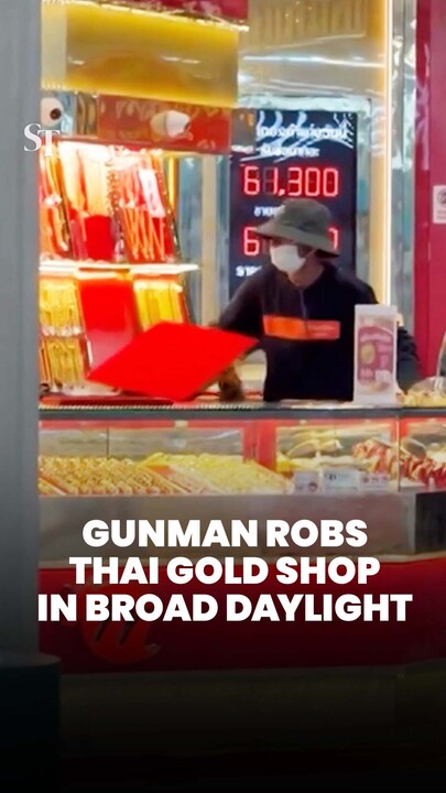 Gunman robs Thailand gold shop in broad daylight 