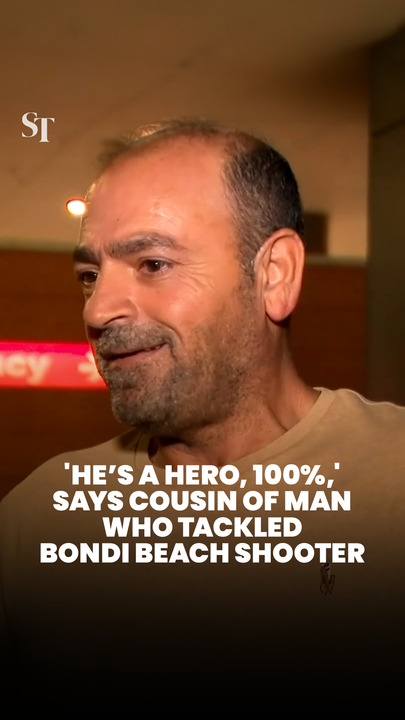 ‘He’s a hero, 100%’: Cousin of man who disarmed Bondi shooter