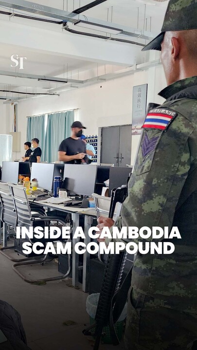 Inside a Cambodia scam compound: Abandoned desks, beds and chat guides