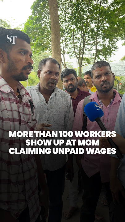More than 100 workers show up at MOM claiming unpaid wages